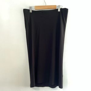 Club Monaco Black Bias Cut Skirt, XS